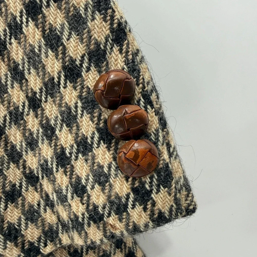PLEASE READ  Donegal Mist Handwoven Tweed Cashmere & Kid Mohair Coat blazer‎